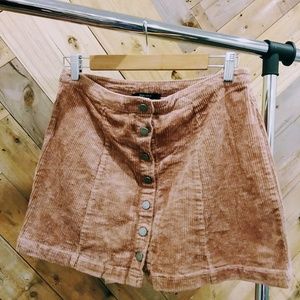 Two  corduroy skirts